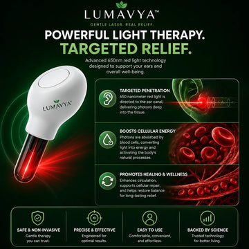 Lumavya Ear Wellness Device - Portable Ear Care Support